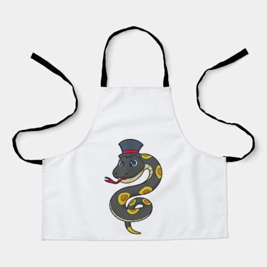 Tablier Serpent avec Casquette (Recto)