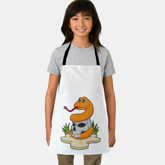 Tablier Serpent avec crâne (Insitu)