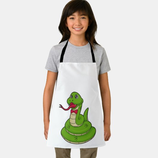 Tablier Serpent avec cravate de cabot (Insitu)