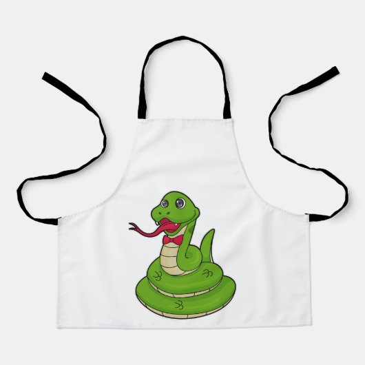 Tablier Serpent avec cravate de cabot (Recto)
