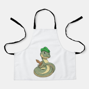 Tablier Serpent avec épée