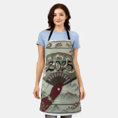 Tablier Serpent chinois nouvelle année 2025 Fun (Porté)