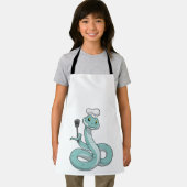 Tablier Serpent comme cuisinier avec chapeau de chef (Insitu)