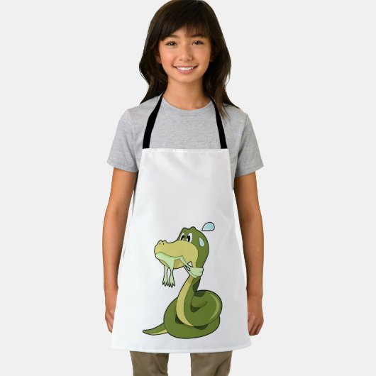 Tablier Serpent drôle (Insitu)