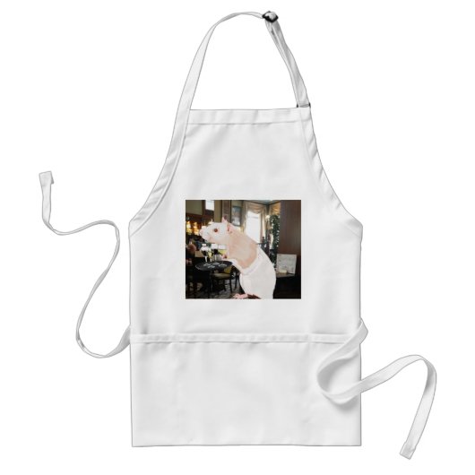 Tablier Serveur rat surréaliste (Devant)