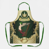 Tablier Service de harpe celtique irlandaise classique (Recto)