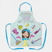 Tablier Service de nettoyage Lavage Carrelage Carrelage Lo (Recto)