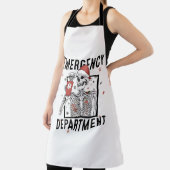 Tablier Service d'urgence Skeleton Nuring Coffee Lover (Insitu)