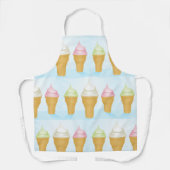 Tablier Servir Doux Crème de glace cônes amusant Dessert d (Recto)