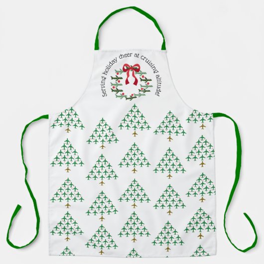 Tablier Servir la gaieté de vacances à l'aire de croisière (Recto)