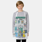 Tablier Sesame Pals Doodley Graphisme (Porté)