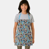 Tablier Sésame Sésame | Cookie Monster Doodle Motif (Insitu)