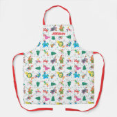 Tablier Sesame Street Christmas Tree Motif (Recto)