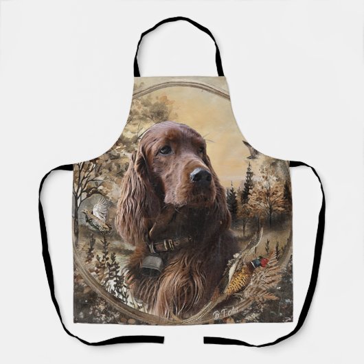 Tablier Setter irlandais (Recto)