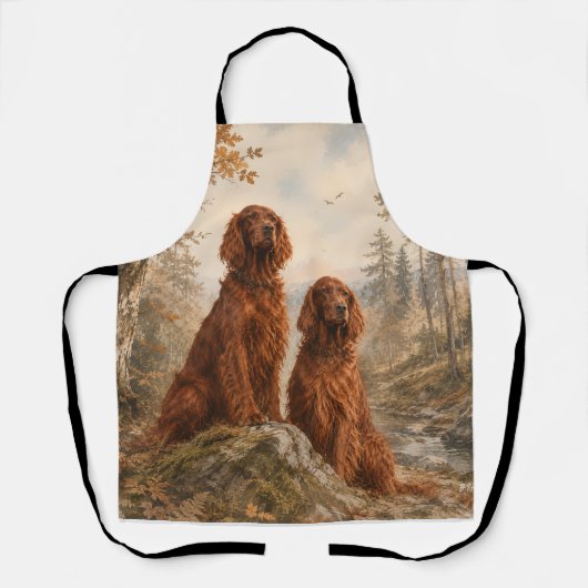 Tablier Setter irlandais (Recto)