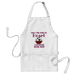 Tablier Seule la Pure du Coeur peut faire une bonne pochet