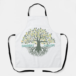 Tablier Shabbat Shalom Tree of Life Ez Hachaim Challah