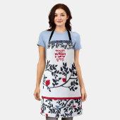 Tablier SHABBOS - Hébreux Aparon d'oiseaux, d'arbres et de (Porté)