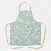 Tablier Shabby Chic Lemon Floral Series Design #5 (Recto)