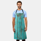 Tablier Shabby Wood Backgroundwood, beach, background, blu (Porté)