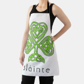 Tablier Shamrock celte Sainte Vert Saint Patrick (Insitu)