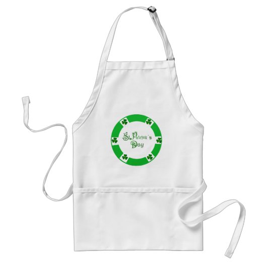 Tablier Shamrock irlandais pour Standard-Apron (Devant)