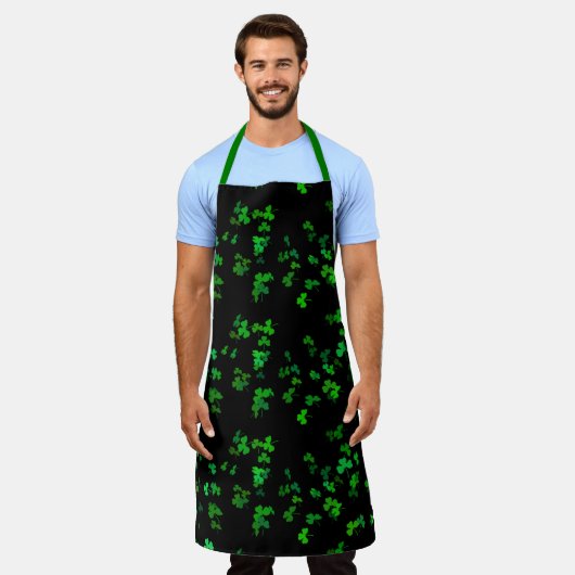 Tablier Shamrocks chanceux (Porté)