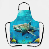 Tablier Shark Ocean Predator Art (Recto)