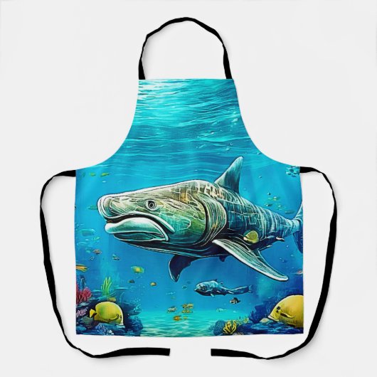 Tablier Shark Ocean Predator Art (Recto)