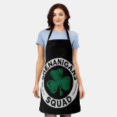 Tablier Shenanigans Squad St Patrick's Day Shamrock (Porté)