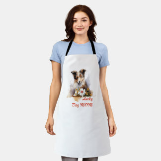 Tablier Shetland Sheepdog Chiot Pet Aquarelle