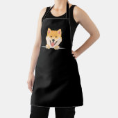 Tablier Shiba Inu souriant (Insitu)