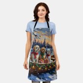 Tablier Shih Tzu Christmas Boat Holiday (Porté)