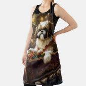 Tablier Shih Tzu Saison des Fêtes de Noël (Insitu)