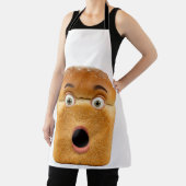 Tablier Shocked Bread Loaf Funny Meme Face (Insitu)