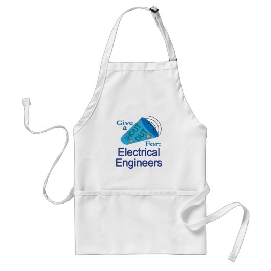Tablier Shout Out for Electrical Engineers (Devant)