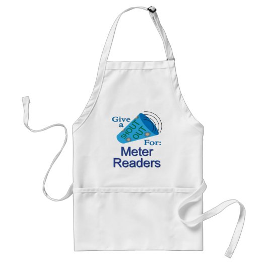 Tablier Shout Out pour les lecteurs de compteurs (Devant)