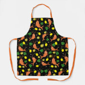 Tablier Shrimps pattern (Recto)
