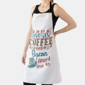 Tablier Si ça implique du café et du bacon, comptez-moi da (Insitu)