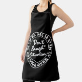 Tablier Si nous sommes dans une situation de ne pas rire n (Insitu)