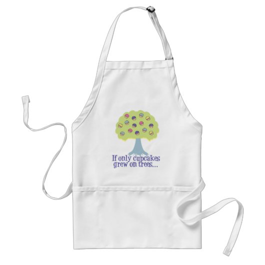 Tablier Si seulement des petits gâteaux sur les arbres (Devant)