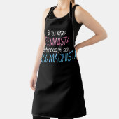 Tablier si tu eres feminista yo soy machista apron (Insitu)