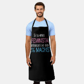Tablier si tu eres feminista yo soy machista apron (Porté)
