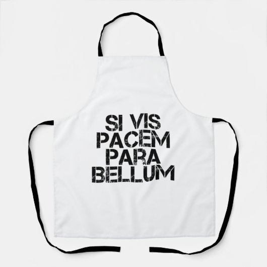 Tablier Si Vis Pacem Para Bellum (Recto)