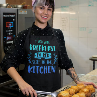 Tablier Si vous voulez votre petit déjeuner au lit