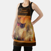 Tablier Siamese Cat Animal Art Personnalisé (Insitu)