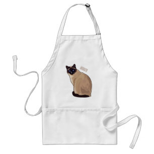 Tablier Siamese cat cartoon
