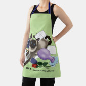 Tablier Siamese Cat Mischief drôle (Insitu)
