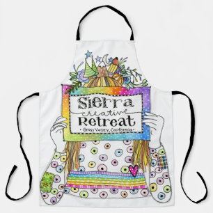 Tablier Sierra Creative Retreat All-Over Print Apron
