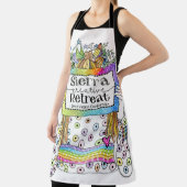 Tablier Sierra Creative Retreat All-Over Print Apron (Insitu)